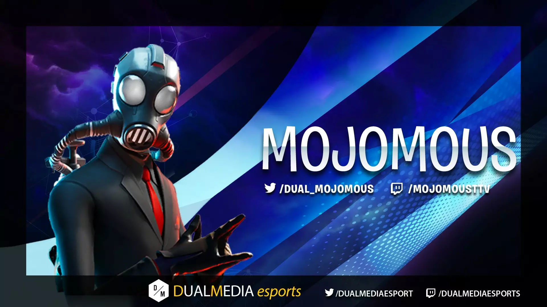 DualMedia Mojomous Joueur Fortnite