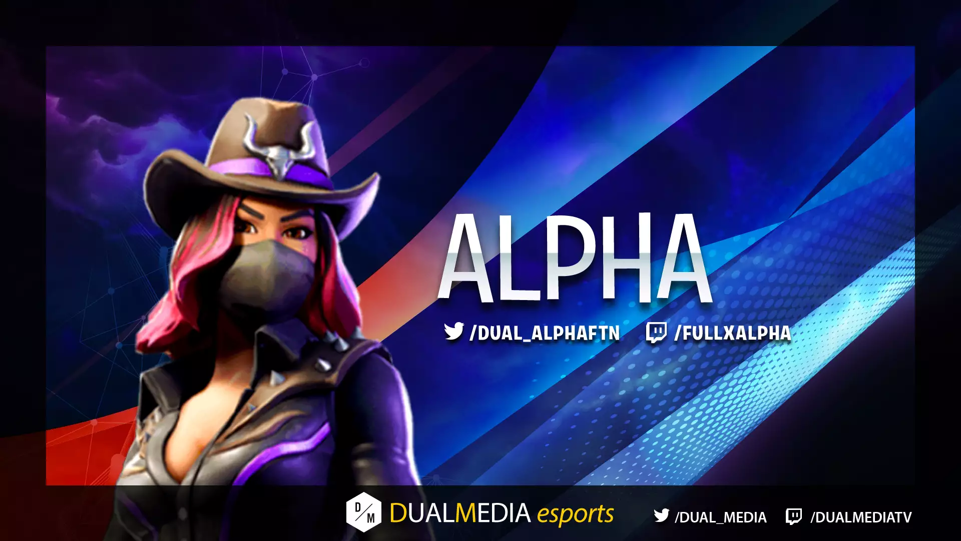 DualMedia Alpha Joueur Fortnite