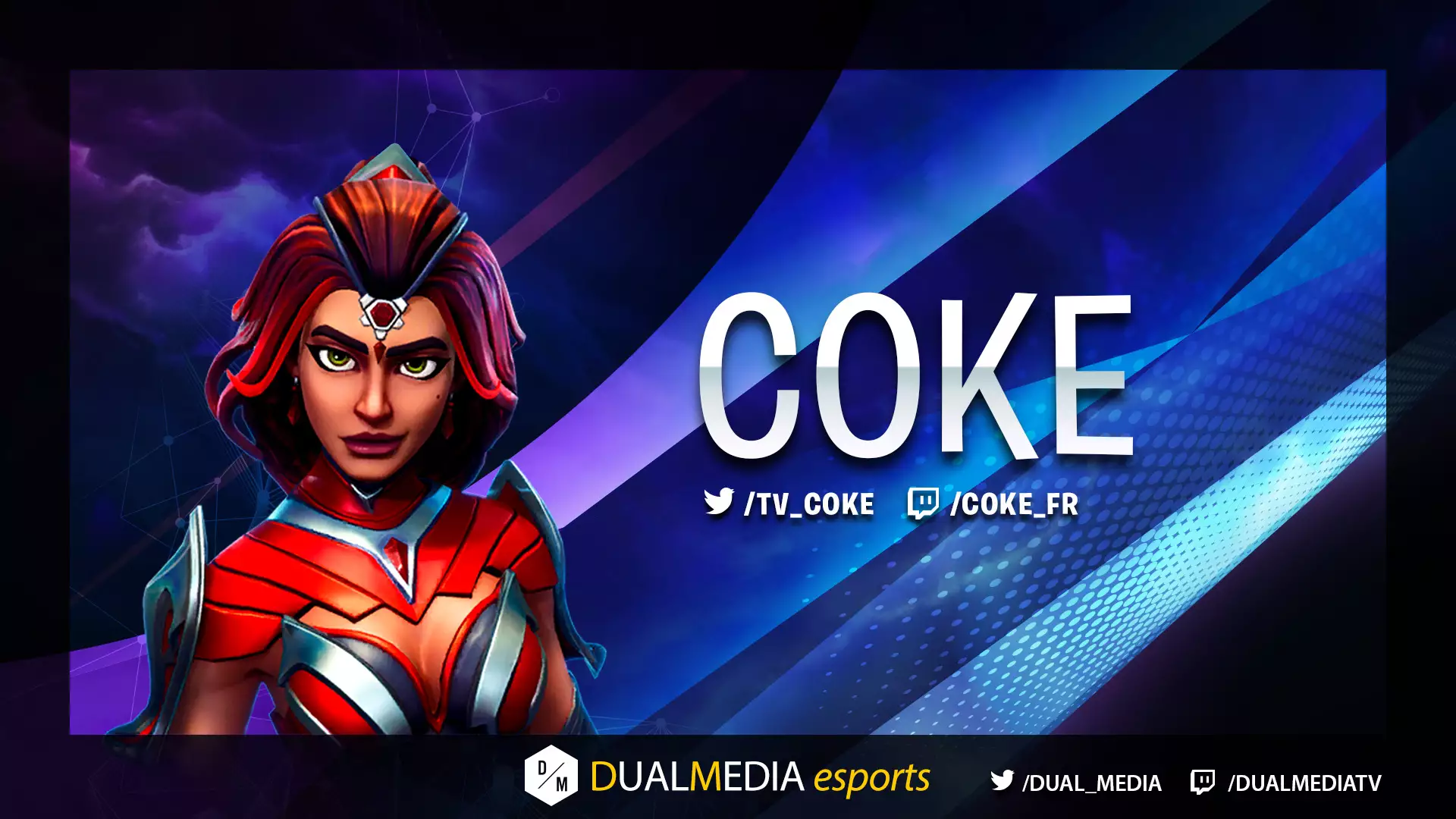 DualMedia Coke Joueur Fortnite