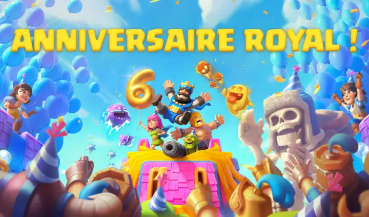 Récompenses du Pass Royale saison anniversaire royal