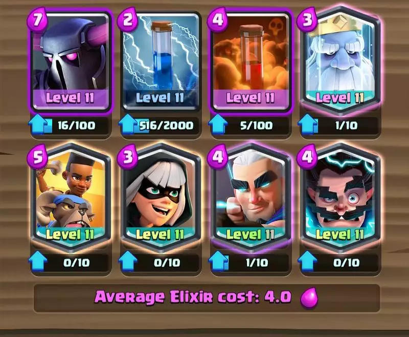 Meilleurs decks arène 15 sur Clash Royale