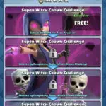 Meilleur deck Défi de la couronne de la super sorcière Clash Royale