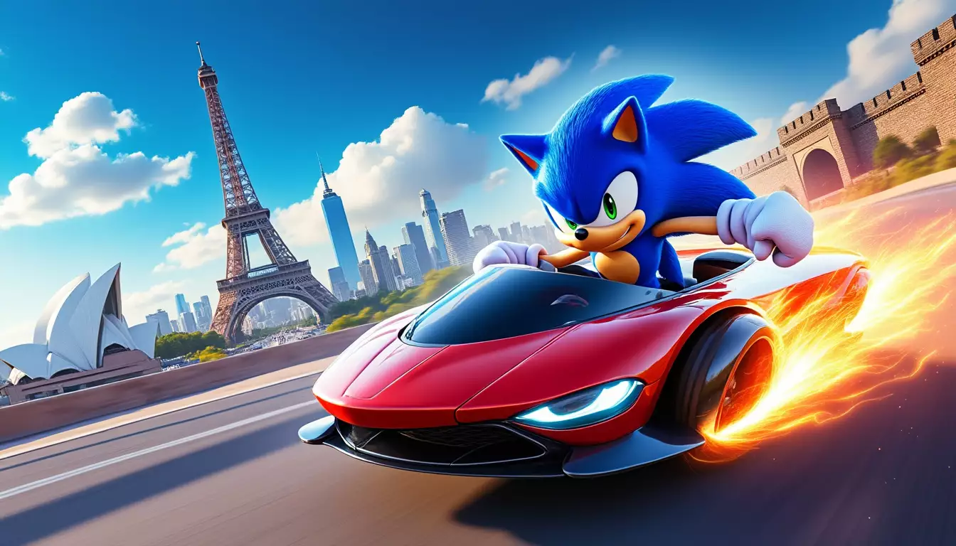 Sega lance une nouvelle campagne Sonic intitulée &lsquo;Racing Around The World