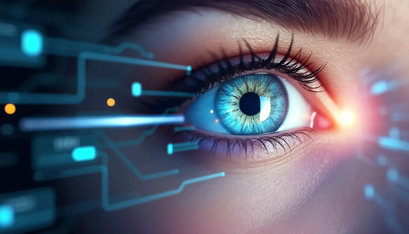 simulation du réflexe lumineux pupillaire sous Unity