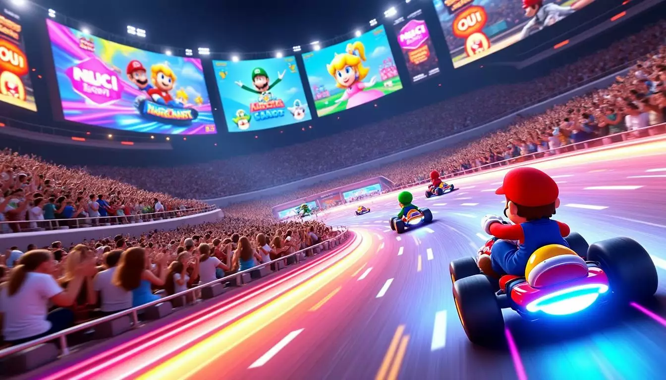 les diffusions en direct de mario kart world prennent déjà leur envol