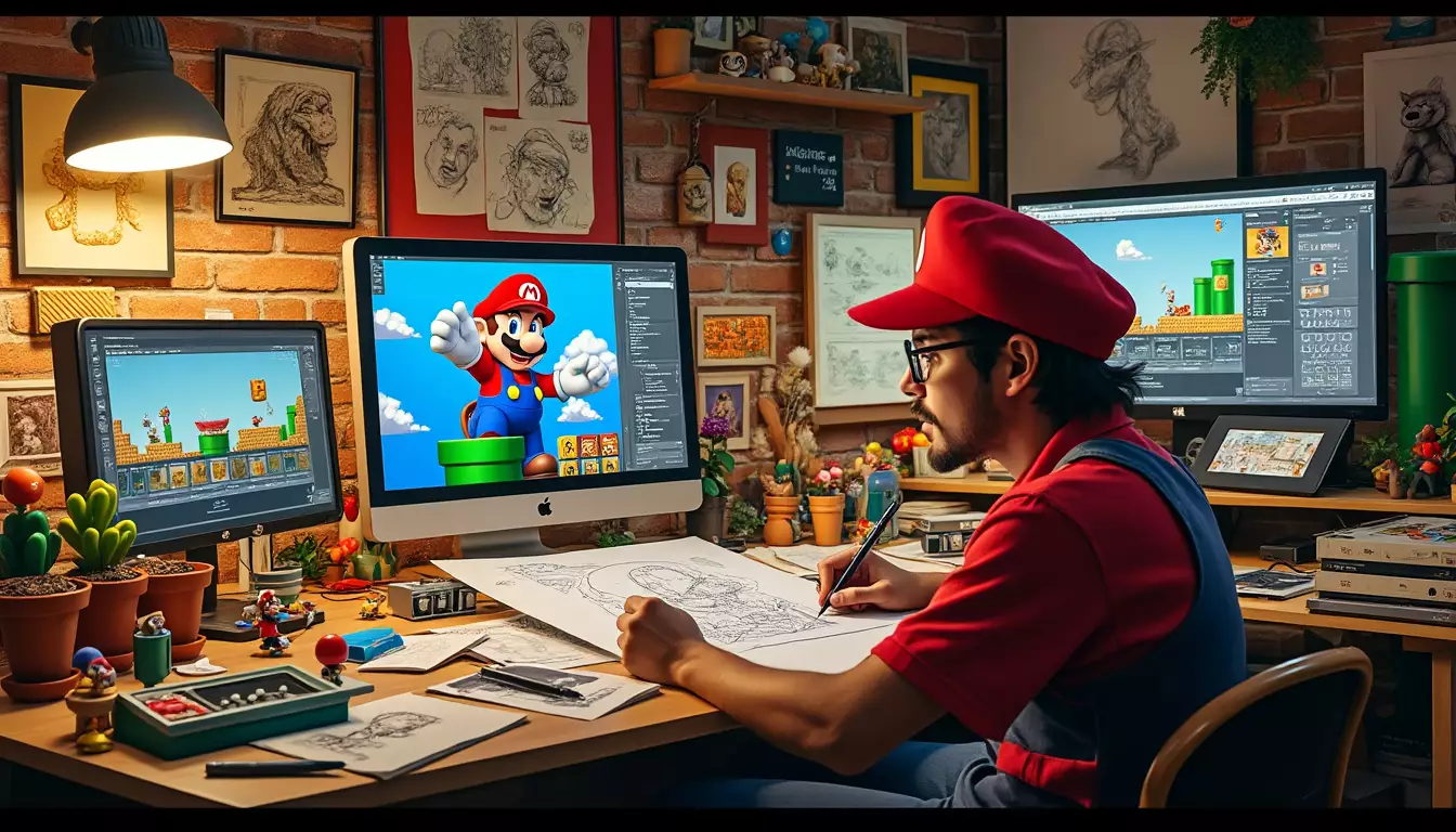 Miyamoto dévoile les coulisses de la création du niveau emblématique 1-1 de Super Mario Bros