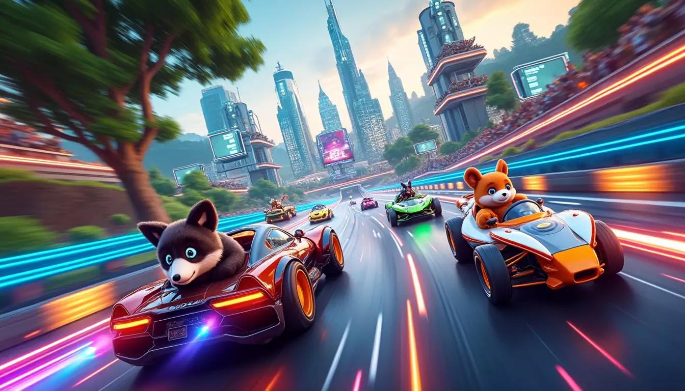 plongez dans l’univers palpitant de sonic racing: crossworlds ! explorez des circuits variés et affrontez vos adversaires dans une arène de course survoltée. vivez compétition, vitesse et défis intenses aux côtés de sonic et de ses amis !