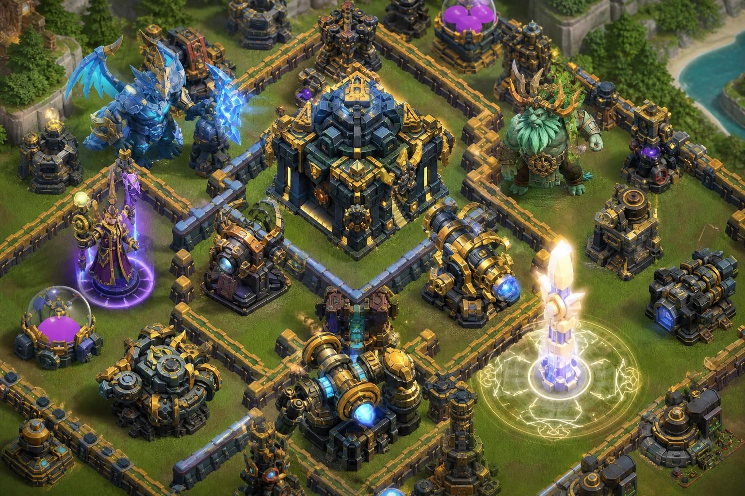 découvrez les 6 nouveautés majeures du hdv 18 dans clash of clans, incluant les défenses assemblées, les gardiens et le sort de totem pour renforcer votre village.